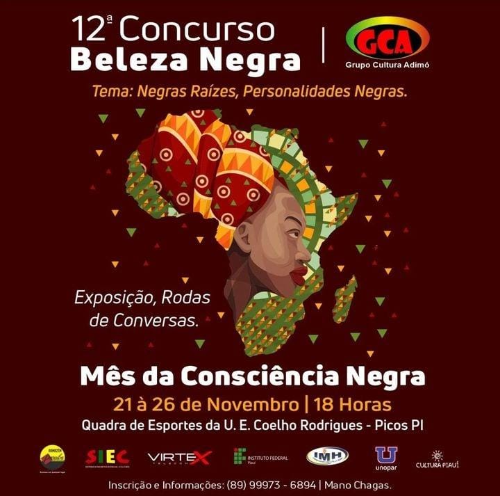 Picos promoverá 12º Concurso Beleza Negra para marcar semana da