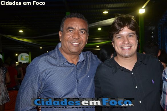Vice-prefeito Cloves Ramos e deputado estadual pelo Pernambuco Lucas Ramos.
