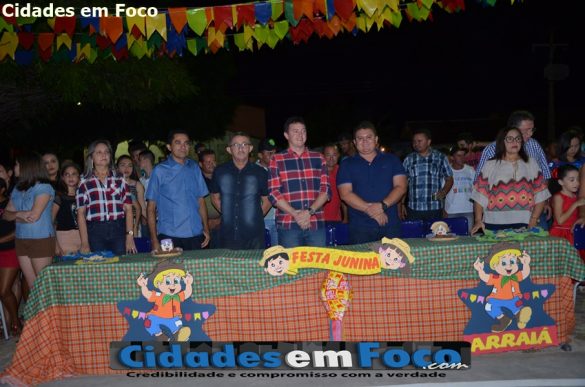 Prefeito Danilo Martins, vice Zé Luís, deputado Rubem Martins e o prefeito de Santo Inácio Tairo Mesquita