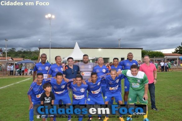 Seleção de veteranos de Oeiras vencedora do jogo