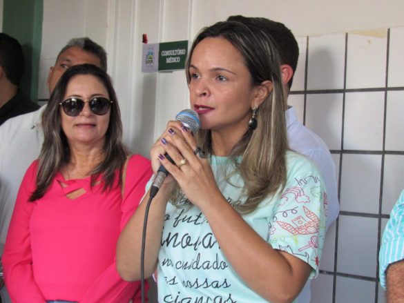 (Coordenadora do PAIM, Maria Rosa) Inauguração do Pronto Atendimento Municipal Frei Damião – PAIM