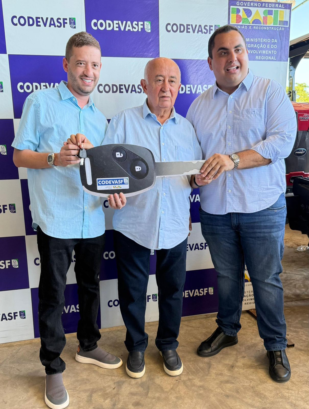 Guilherme Maia, Júlio César e Georgiano Neto (Foto: Reprodução)